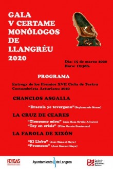 V Certame  Monólogos de Llangreu 2020