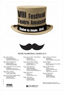 Agosto2014:      VIII Festival de teatro amateur    ´Ciudad de Oviedo´