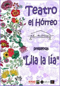 CARTEL DE LA OBRA "LILA LA LÍA"