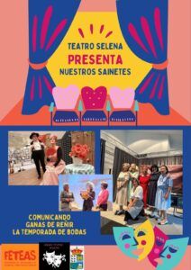 TRES SAINETESEN CLAVE DE COMEDIA: GANAS DE REÑIR( HNOS. QUINTERO) COMUNICANDO Y TEMPORADA DE BODAS(LAURA CAMAFREITA BEATO)
